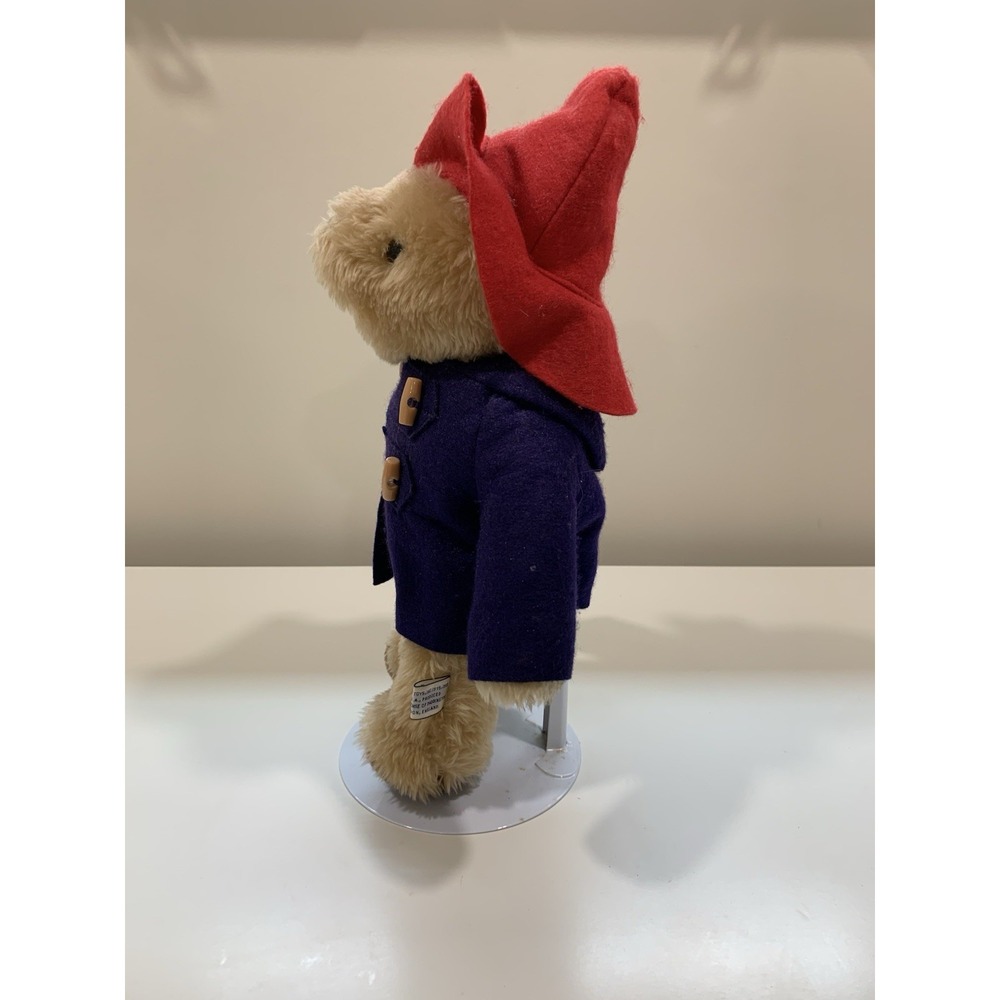 Vintage Paddington Bear 14" Plush Stuffed Animal Toy Eden 1975 1981 Coat Hat EUC - Picture 3 of 7